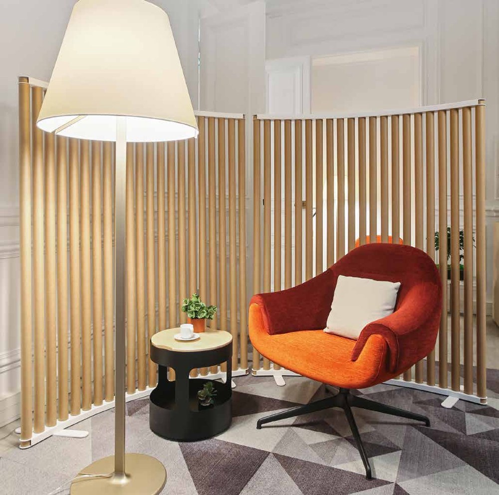 Claustra Courbe GANIVELLE Avec Tubes En Carton Mobilier De Bureau Claustra Courbe GANIVELLE Avec Tubes En Carton Mobilier De Bureau