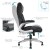 Fauteuil de bureau pied chrome Jupiter