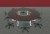 Ensemble de 4 Tables Rabattables POP FOLDING Quart de Rond