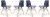 Lot de 4 Chaises NUT Pieds Bois
