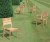 Ensemble 1 Table extensible avec 3 Chaises et 3 Fauteuils en Teck Massif EXTER
