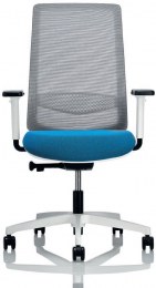 Fauteuil ADJUST Blanc Accoudoirs 3D