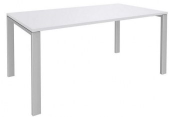 Bureau AERIS 160 x 80 Mélaminé Blanc Perle