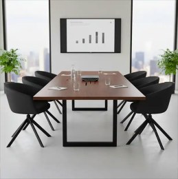 Lot de 2 Fauteuils ARENA Piètement Pyramidal Pivotant