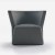 Fauteuil design Lounge ARKO sur Pieds Bois