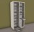 Armoirette de Classement 2 Colonnes Hauteur 135 cm 52 Tiroirs e-Clen