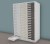 Armoirette 3 Colonnes H 135 cm 63 Tiroirs e-Clen 6 cm