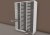 Armoire de Classement 3 Colonnes Hauteur 135 cm avec 84 Tiroirs