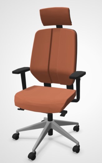 Fauteuil de Bureau Artech Ergo Tapissé Eurosit