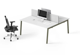 Bench 2 Places M-NEXT avec Panneau écran Acoustique