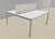Bench 2 postes NUANZA avec écran acoustique
