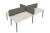 Bench NV Studio 4 Postes avec Panneaux-écrans