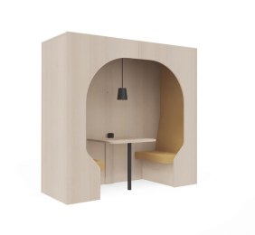 Box Acoustique Bois ARCHIKUBE Connectée 2 Places