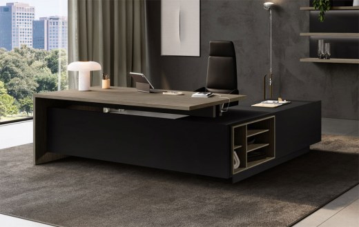 Bureau de Direction ELITE sur Crédence avec Niche Extérieure