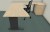 Bureau Double Vague GILDA avec Retour et Caisson
