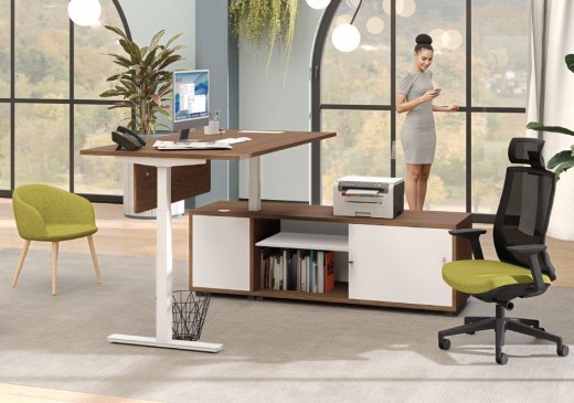 Bureau ENVOL Manager Réglable en Hauteur sur Console