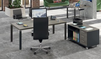 Bureau Manager EXPRIM avec Desserte Mobile