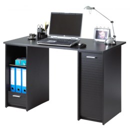 Bureau 120 x 65 cm sur caissons à rideaux unis