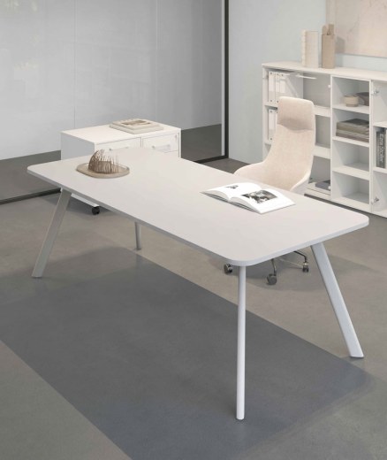 Bureau SHAPE LIGHT pieds métal