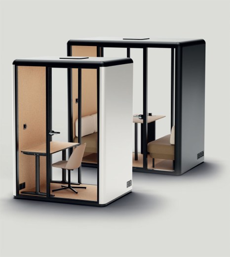 Cabine Acoustique de Travail ESSEN M Workstation avec Table et Siège