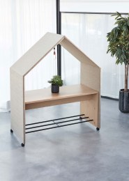 Cabine Acoustique Nomade Tipi P90 avec Table