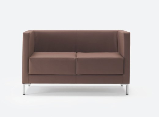 Canapé 2 Places CRUISE pieds chromés