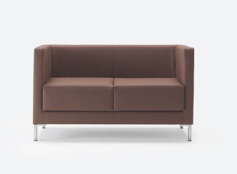 Canapé 2 Places CRUISE pieds chromés