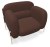 Fauteuil Fluffy tissu Cura non feu