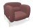 Fauteuil Fluffy tissu Cura non feu