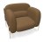 Fauteuil Fluffy tissu Cura non feu