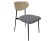 Lot de 4 Chaises de Cafétéria MIA Dossier Bois