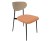 Lot de 4 Chaises de Cafétéria MIA Dossier Bois
