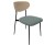 Lot de 4 Chaises de Cafétéria MIA Dossier Bois