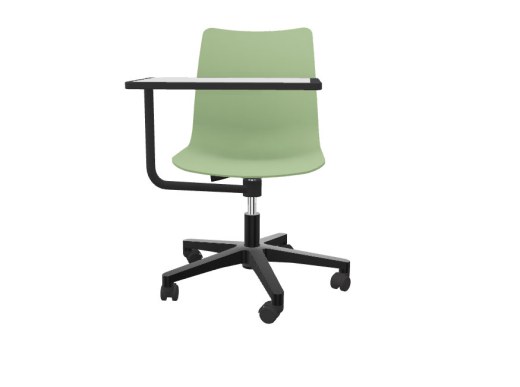 Lot de 2 Chaises de Formation ROLE sur roulettes avec Tablette