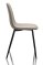 Lot de 6 Chaises de Réunion CHIARA Tapissé Piètement Métal