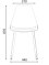 Lot de 6 Chaises de Réunion CHIARA Tapissé Piètement Métal