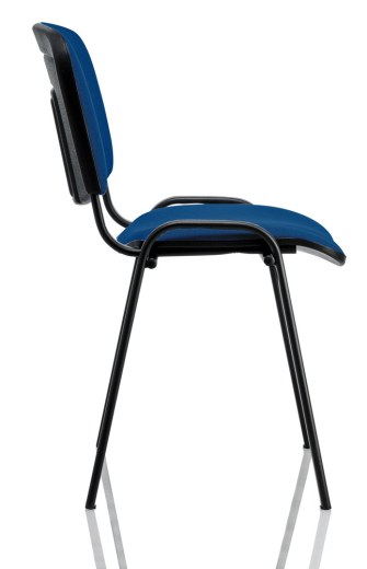 Lot de 4 Chaises de Réunion ou pour Visiteurs ISO Dossier Tapissé