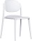 Lot de 4 Chaises en polypropylène GARDEN pour extérieur ou intérieur