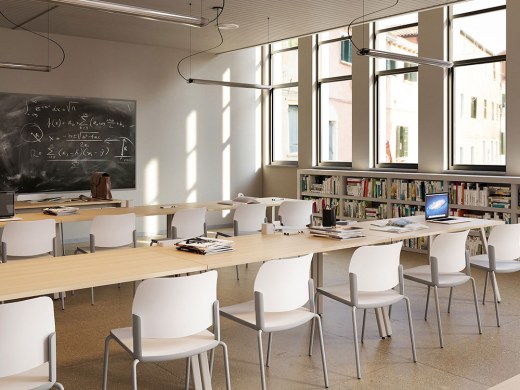 Lot de 10 Chaises en Polypropylène MATCH 1 Recyclées