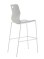 Lot de 2 Chaises Hautes KOOL avec Dossier Polypropylène