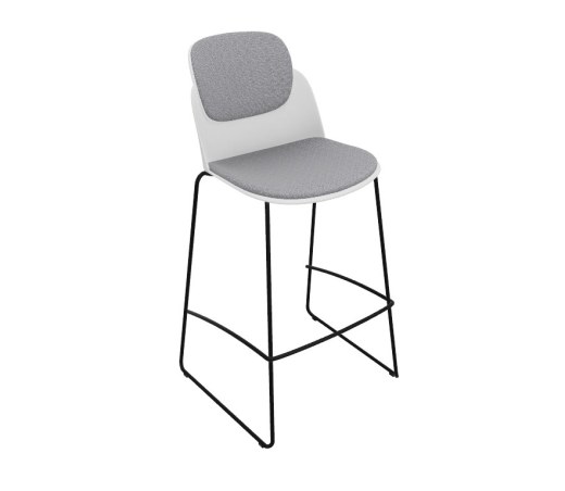 Lot de 2 Chaises Hautes LOOP Polypro avec Placets