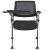 Lot de 2 Chaises NINO assise relevable tablette et roulettes