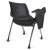 Lot de 2 Chaises NINO assise relevable tablette et roulettes