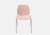 Lot de 4 Chaises OSWELL polypro design pieds métal couleurs