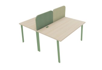 Ensemble de 2 Bureaux NV Studio avec 1/2 cloisons