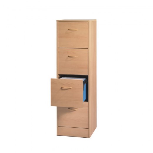 Meuble classeur 4 tiroirs pour dossiers suspendus