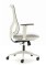 Fauteuil CROISIC Blanc Dossier Résille et Translation d'Assise
