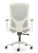 Fauteuil CROISIC Blanc Dossier Résille et Translation d'Assise