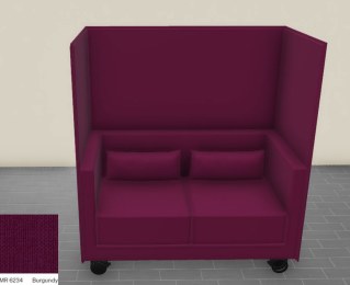 Fauteuil Acoustique CRUISE SCREEN sur roulettes avec Coussins