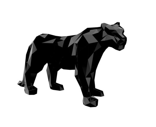 Panthère Grande Taille Laquée pour l'intérieur